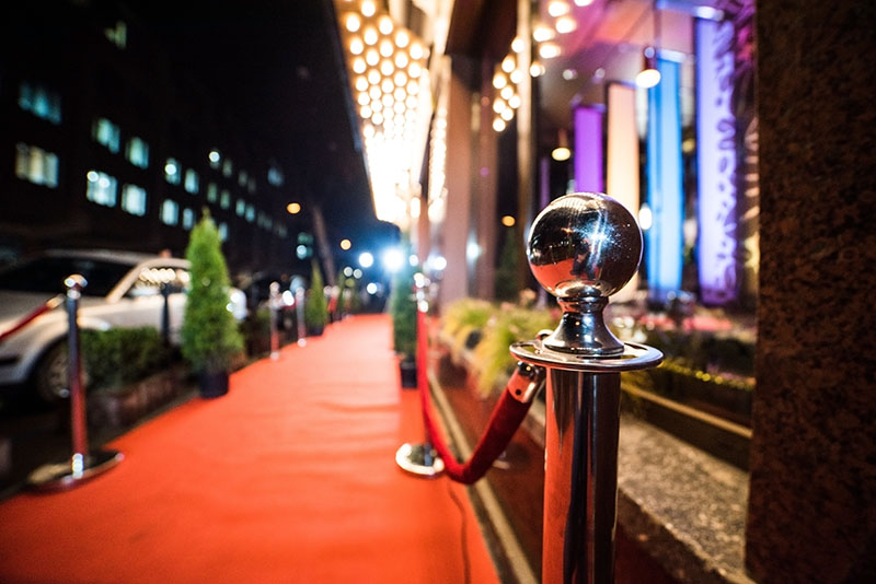 VIP security at a red carpet event